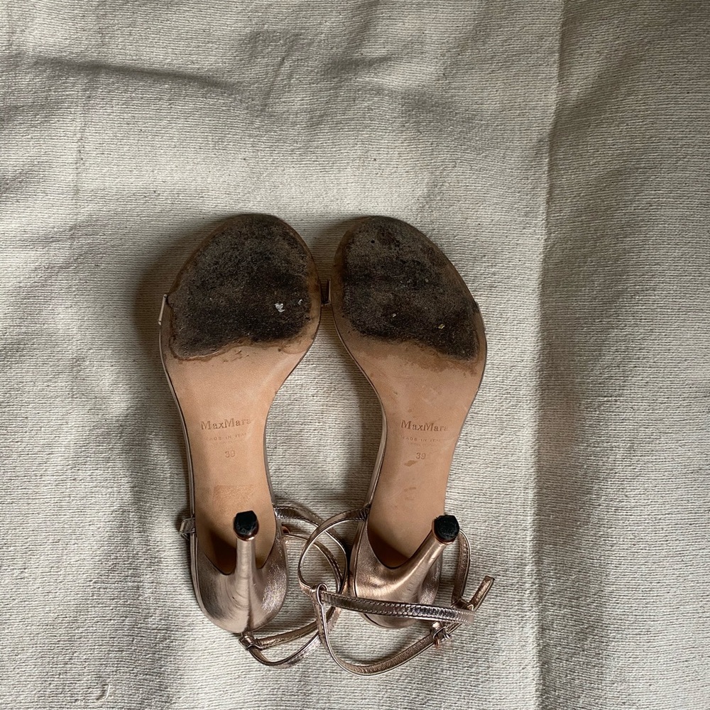 MaxMara Gold Sandals - Picture 4 of 4